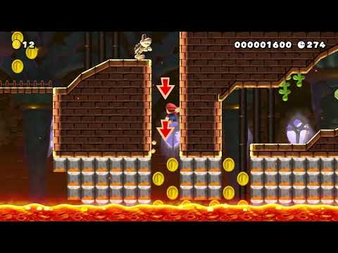 8-1 Skeletal Sanctuary by Lunarkoopa 🍄Super Mario Maker 2 ✹Switch✹ #bvf