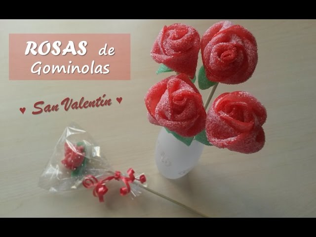 Vídeo relacionado con SIDRAL - Sant Jordi Rosas Pectina Pack de 15 - Golosinas en forma de Rosas, Golosinas para San Valentín - (PECTINA)