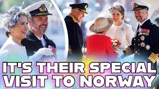 A special visit by Queen Mary and King Frederick to Norway for their wedding anniversary