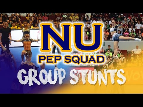 NU Pep Squad - UAAP Group Stunts | 2015 to 2018
