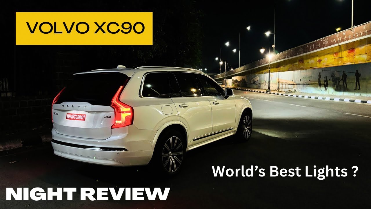 Volvo XC90 Night Review - World's Smartest Lights | Drive Highway & City