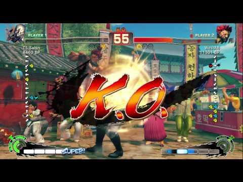 Sabin / Arturo Sanchez [Seth] vs WestAB [Akuma] SSF4 Ranked Match - Xbox Live - TRUE-HD
