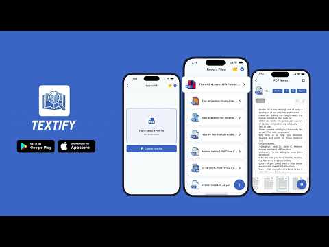 Textify: PDF to Text Notes