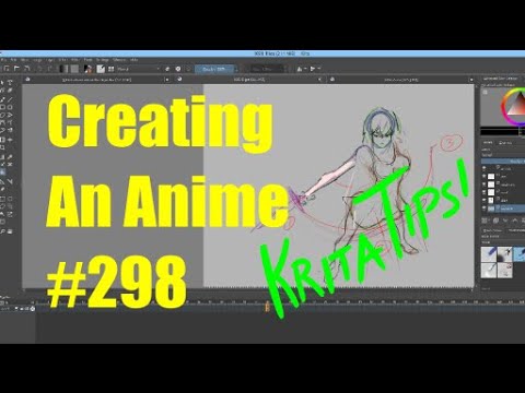 Creating an Anime # 298 - Krita tips!
