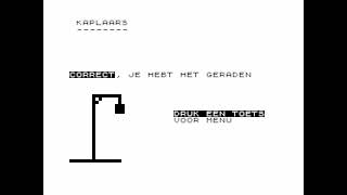 Hangman (Elbert van Putten) for the ZX81