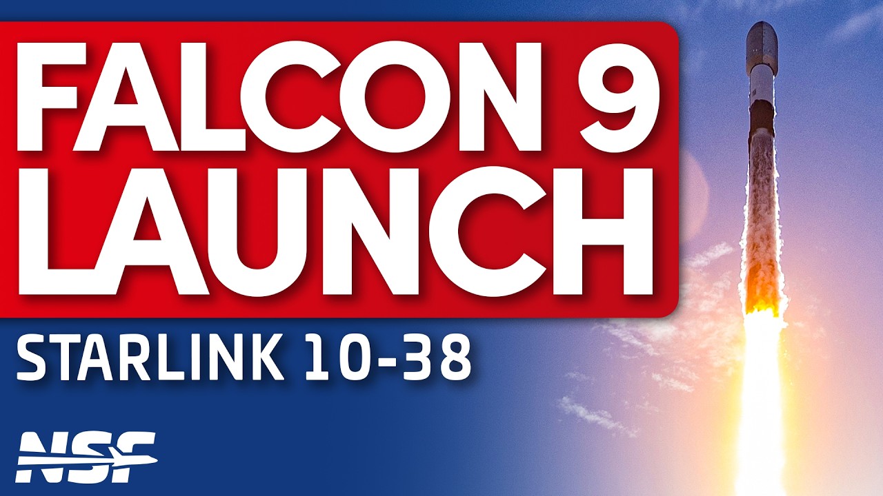 SpaceX Falcon 9 launches Starlink 10-38