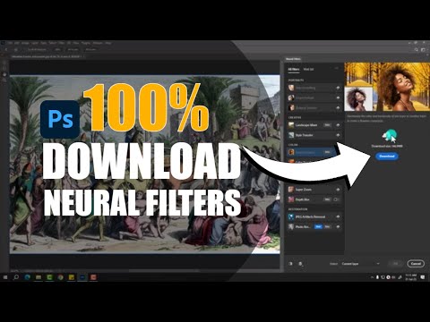 Fix Neural Filters Download Error in Photoshop 2023 Working 100%