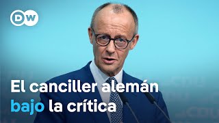 Friedrich Merz está en el punto de mira por unos polémicos comentarios sobre inmigración