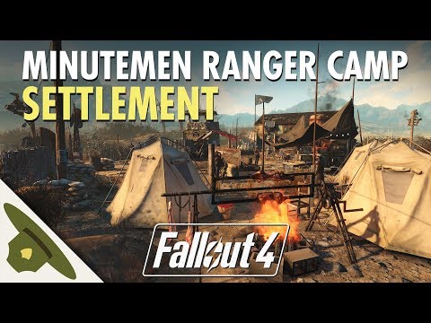 MINUTEMEN NUKA-WORLD RANGER CAMP: Realistic Fallout 4 settlement and lore | RangerDave