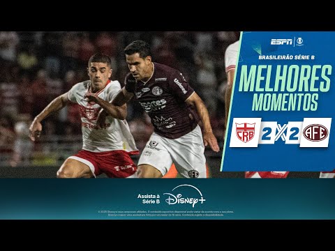 CRB TEM DOIS GOLS ANULADOS NO FIM E EMPATA COM A FERROVIÁRIA EM JOGO AGITADO | Melhores momentos