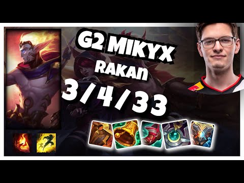 Rakan Challenger Gameplay S11 Replay 11.1 Support (3/4/33) - EU