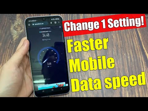 How to get Faster Mobile Data speed when you change a simple setting