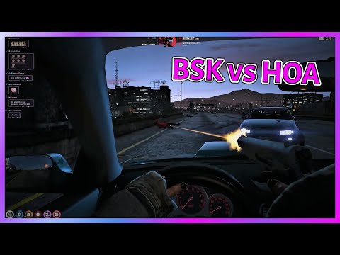 This Is How BSK vs HOA Conflict Started | NoPixel GTA RP