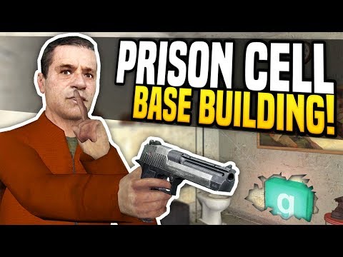 PRISON CELL BASE BUILDING - Gmod PrisonRP | Fake Wall Money Printing!