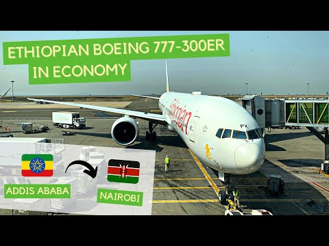 YouTube thumbnail for Ethiopian Airlines Boeing 777-300ER
