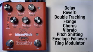 Video thumbnail for Eventide MicroPitch Delay - Stereo Demo by Delicious Audio