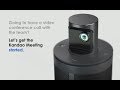 Kandao Caméra USB 360° pour les réunions Full HD 1080p