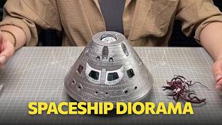 Finishing the Spaceship Diorama with Epoxy Resin