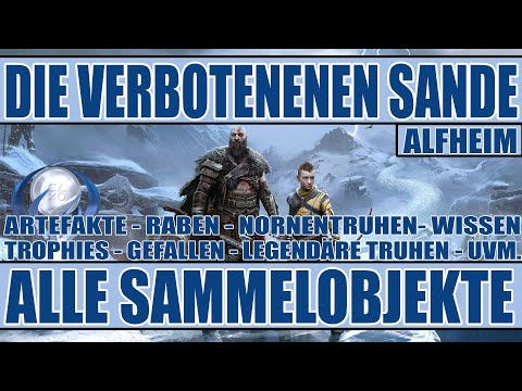 God of War Ragnarök - 100% Guide Alfheim - Die verbotenen Sande  - Alle Sammelobjekte