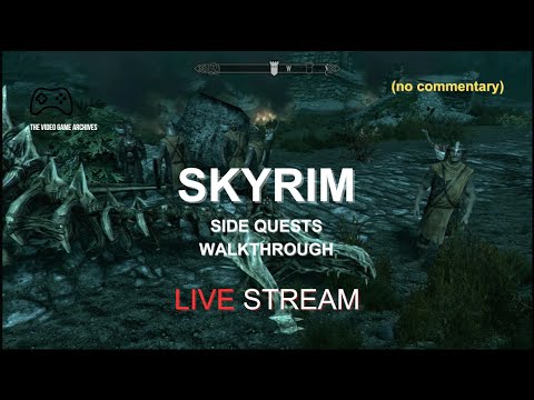 Skyrim - Longplay Side Quests Walkthrough (No Commentary)