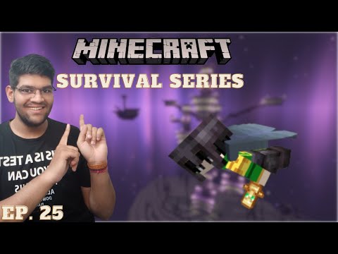 Golu Gamer - MINECRAFT SURVIVAL SERIES EP:- 25 || EASY TIPS IN FINDING ELYTRA IN END🤟😁🤟😀  || #youtube #minecraft