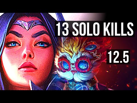 IRELIA vs HEIMERDINGER (TOP) | 13 solo kills, 69% winrate, Legendary | NA Master | 12.5