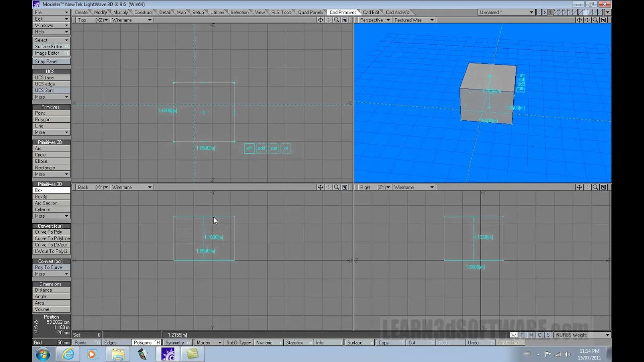 LWCAD Tutorial - Join Tool