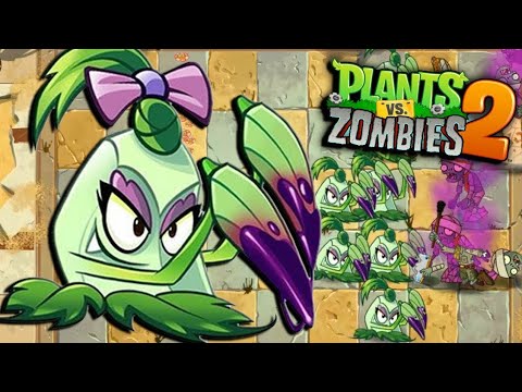 Pokra Max Mastery (M200) vs Level 50000 Pyramid of Doom - Plants vs Zombies 2