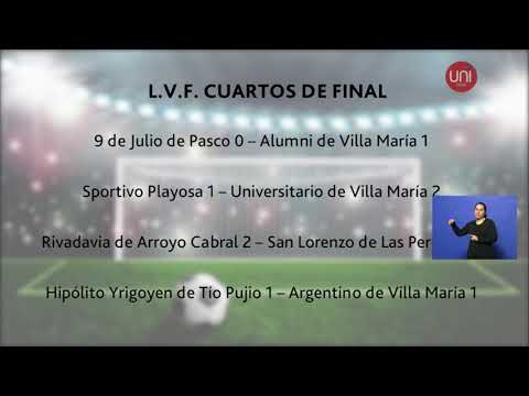 Los cuartos de final de la Liga Villamariense