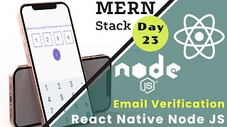 React Native Node JS OTP Verification - MERN Stack Project - Day 23