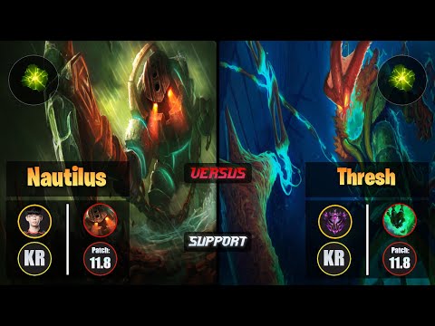 Irove NAUTILUS (Support) [Aftershock] VS THRESH - Master KR Patch 11.8