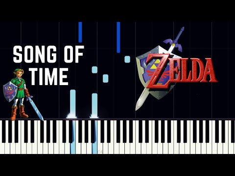 SONG OF TIME [Synthesia Tutorial] - The Legend of Zelda: Ocarina of Time - MajorLink (Piano)