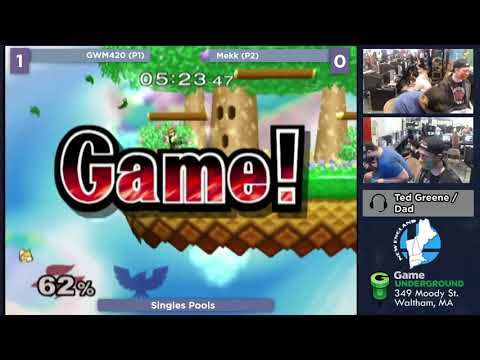 Mass Madness 33 SSBM - GWM420 (Fox) vs. Mekk (C. Falcon) - Melee WR3