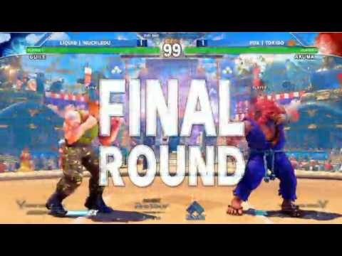[SF5]EVO2017 スト5 LosersQuarterFinal NuckleDu vs ときど(Tokido)