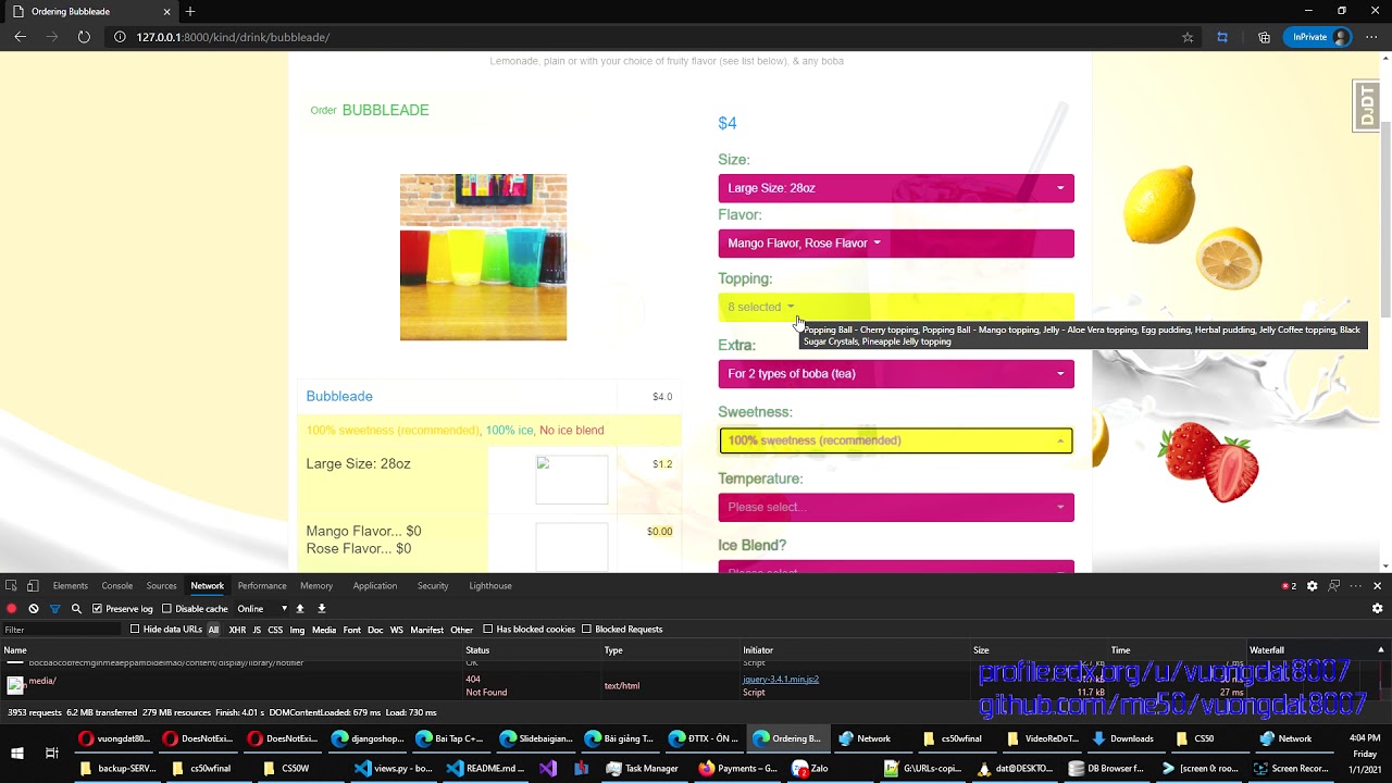 CS50w: Web Programming with Python and JavaScript 2020 - Capstone Final Project
