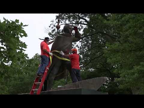 NJ Columbus Statue Removed