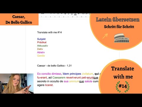 LATEIN übersetzen SCHRITT für SCHRITT: Caesar, De Bello Gallico 1,31 / TRANSLATE with ME #14