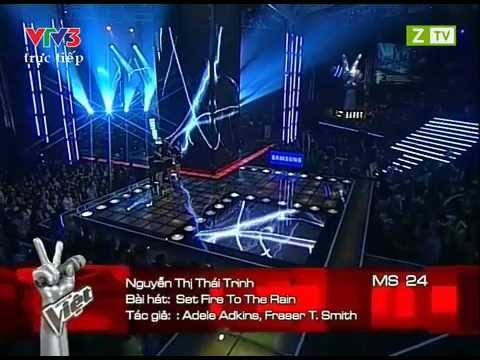 Set fire to the rain - Thái Trinh (The Voice - liveshow 3)