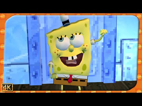 SpongeBob SquarePants Battle for Bikini Bottom ⁴ᴷ Full Playthrough (100% Golden Spatulas & Socks)