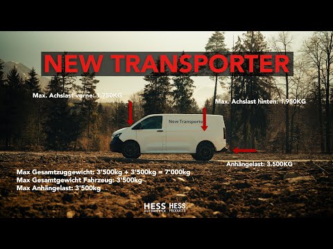 NEW VW Transporter, Ford Transit Custom Auflasten! Anhängelast 3'500kg