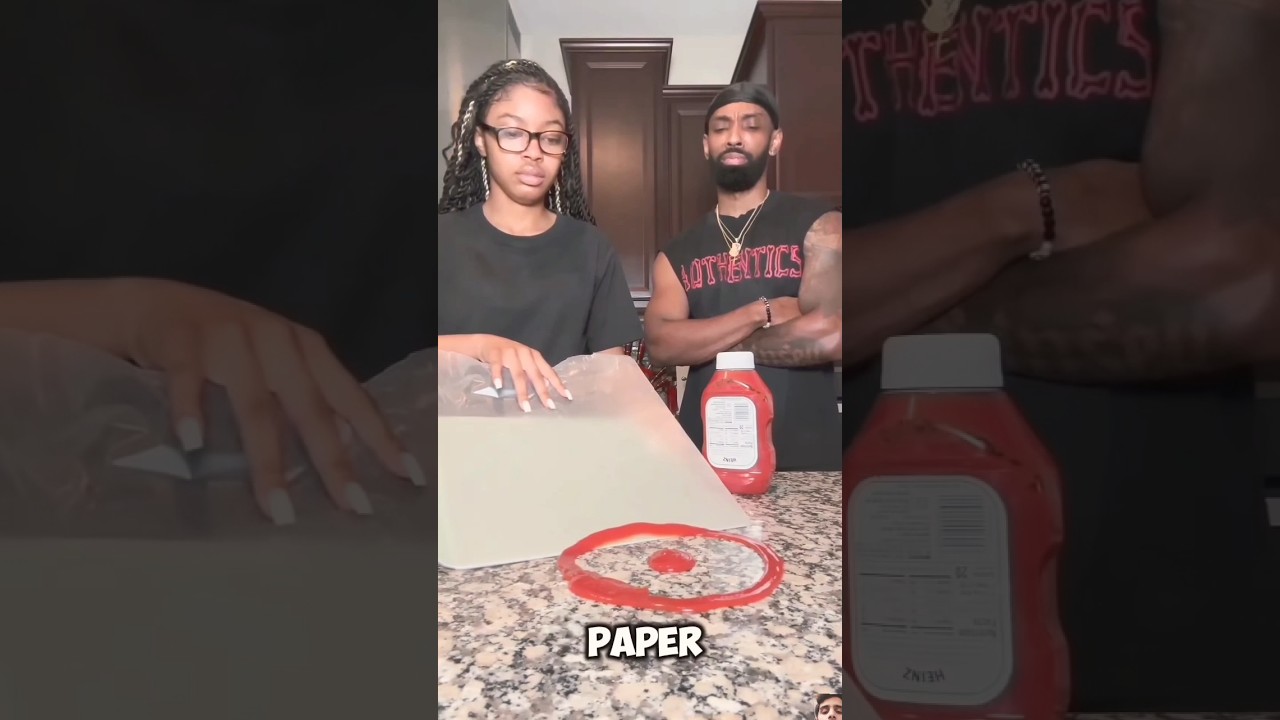 Can she Solve the Ketchup Puzzle 😚😘😇 #funny #shortvideo #shorts