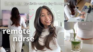 a productive day in my life as a work-from-home nurse 🩺🪴