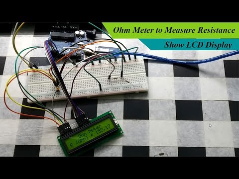 #EB-31 Arduino ohm Meter Show LCD display | LCD | Earthbondhon