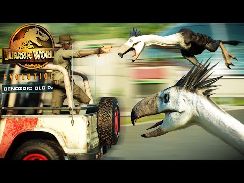 TERROR BIRDS IN EVOLUTION 2!! | Cenozoic DLC Pack - Jurassic World Evolution 2 Mod Showcase