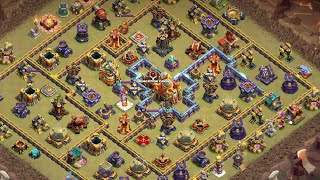 【クラクラ】〈+〉ミヤ〈+〉さんのラババルーン TH16全壊
