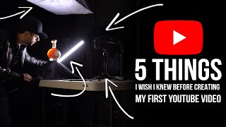 5 VERY Important Tips - I Wish I Knew Before Creating My First YouTube Video