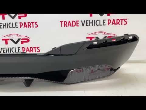 Fits BMW 5 Series G30 G31 2017- Rear Bumper Diffuser Spoiler 3D Carbon Look video