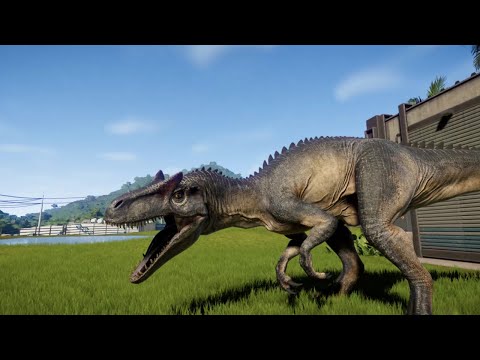 Tyrannosaurus Rex vs Allosaurus! - Dino Fights! (4K UHD)