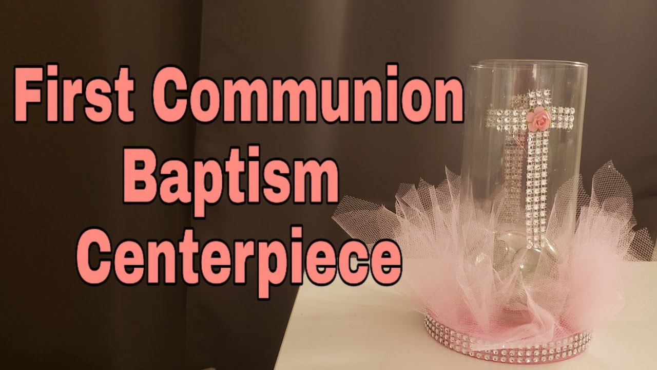 First Communion/Baptism Centerpieces