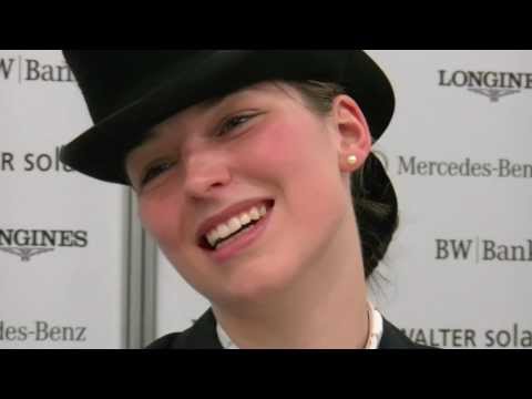 Freitag, 15.11.2013 - PK mit Nadine Husenbeth: Sieg im Piaff-Preis auf Vaters Pferd